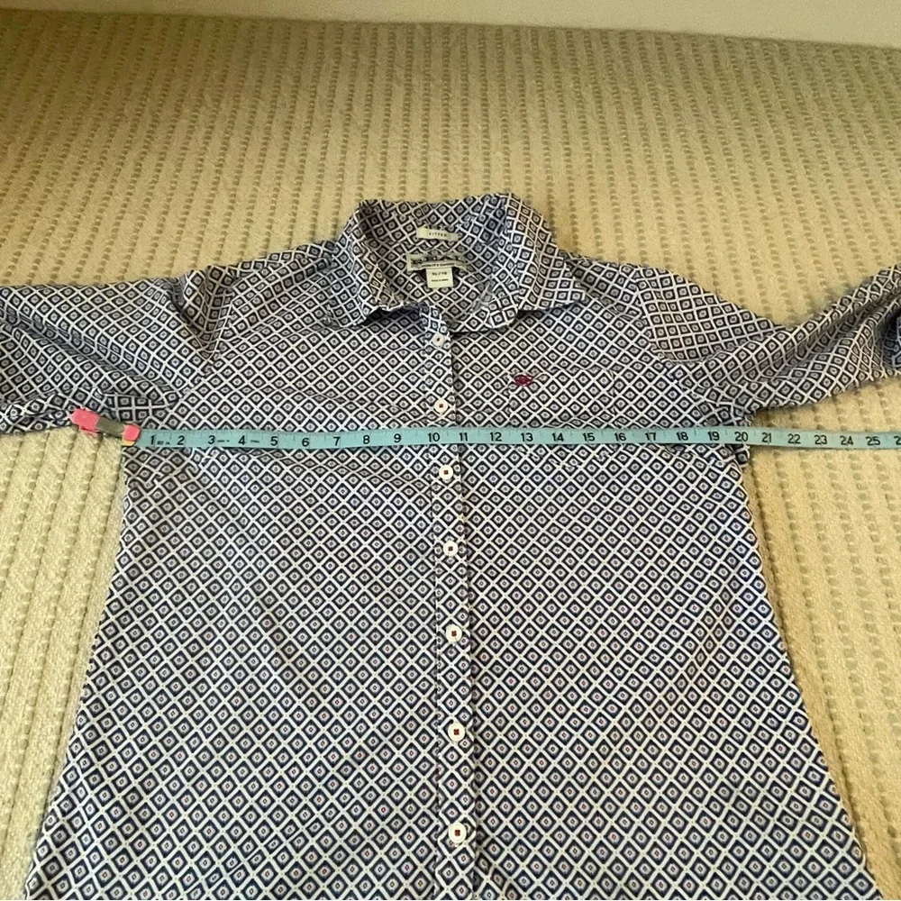 Ariat Kids Red White & Blue Diamond Button Down Western Shirt - Size: XL